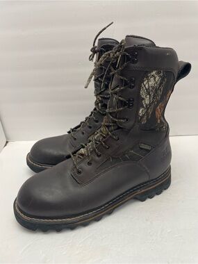Irish Setter size 13 D Leather 1000 gram Thinsulate camo Hunting Boot-wtaerproof
